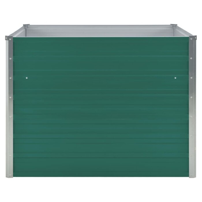 Vidaxl Hochbeet 100x100x77 cm Stahl Grün - Outlet bis zu 40% günstiger