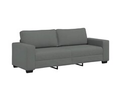 Vidaxl Gemütliches 3-Sitzer Sofa 180 cm Dunkelgrau - jetzt bis zu 42% günstiger