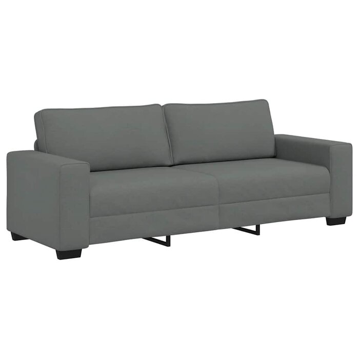 Vidaxl Gemütliches 3-Sitzer Sofa 180 cm Dunkelgrau - jetzt bis zu 42% günstiger