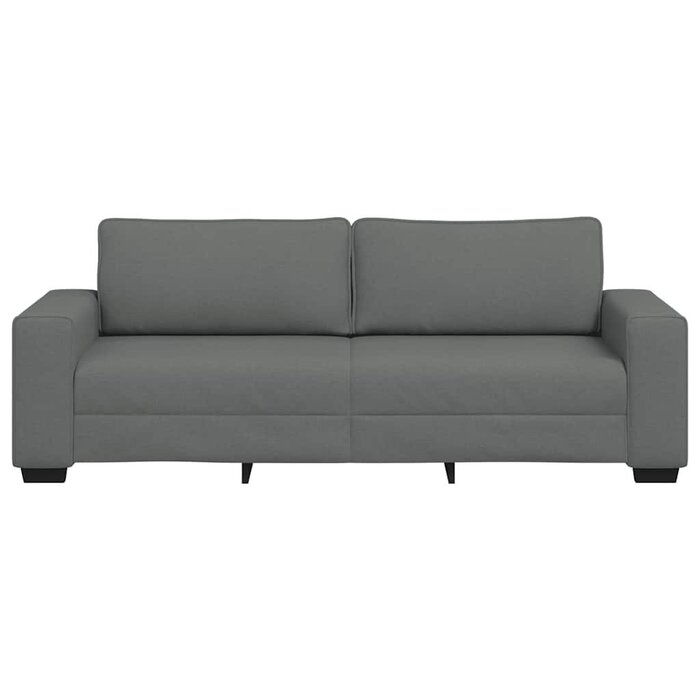 Vidaxl Gemütliches 3-Sitzer Sofa 180 cm Dunkelgrau - jetzt bis zu 42% günstiger