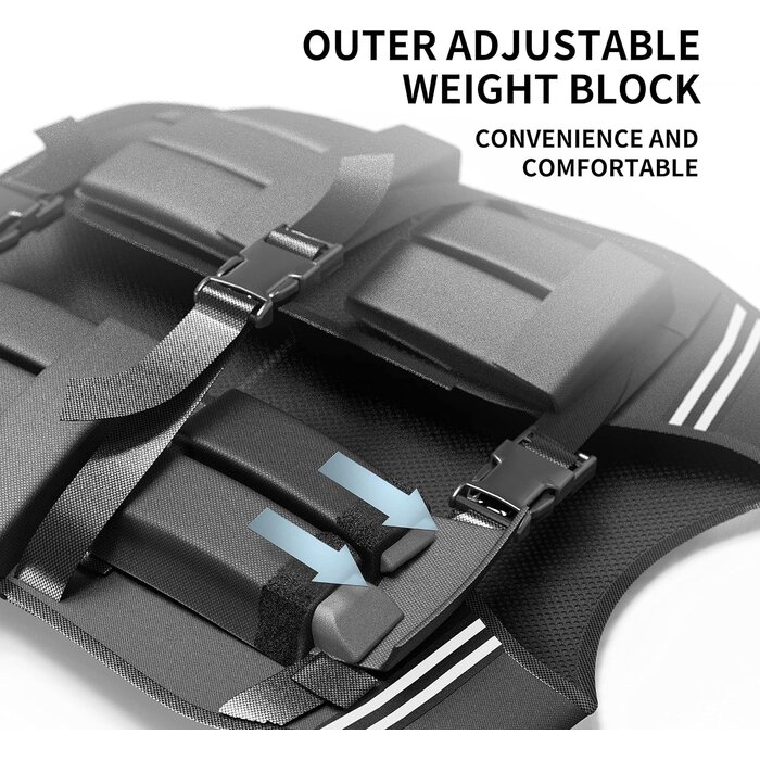 Verstellbare Gewichtsweste 1-20 kg - Ergonomisch & Effektiv - bis zu 41% sparen