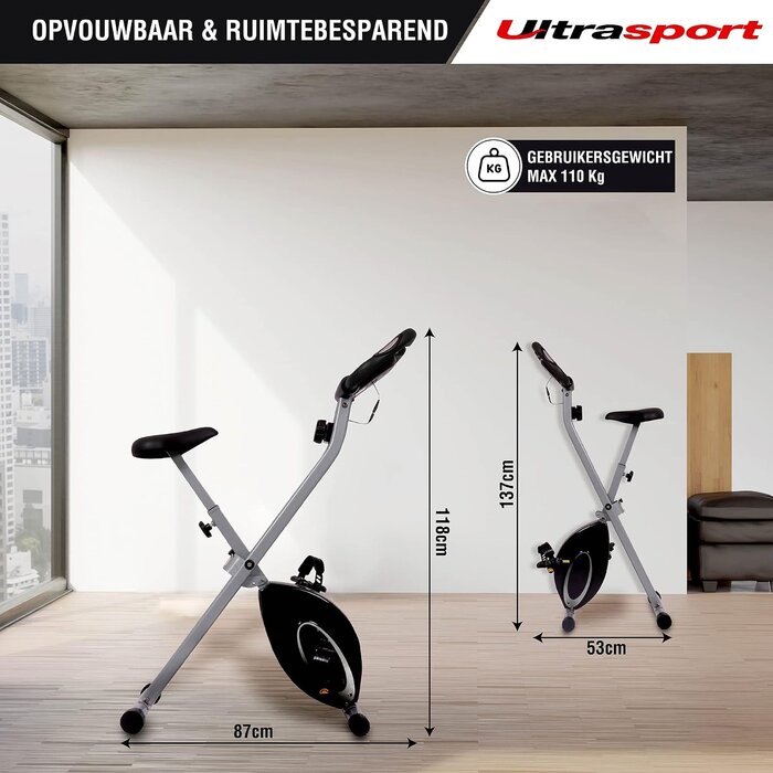 Ultrasport Klappbares Heimtrainer-Fahrrad: Effizientes Training mit bis zu 41% Rabatt