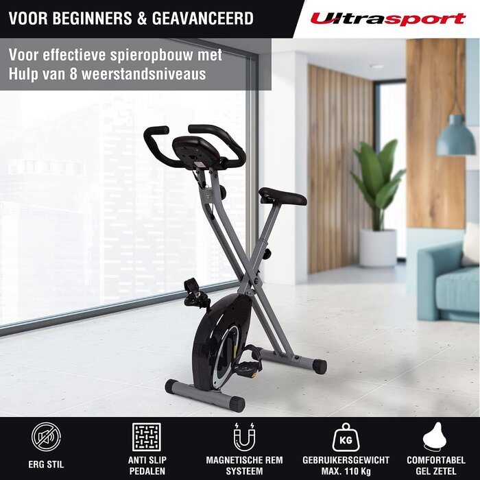 Ultrasport Klappbares Heimtrainer-Fahrrad: Effizientes Training mit bis zu 41% Rabatt