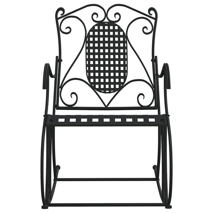 Vidaxl Gartenschaukel aus Stahl - 84 cm - Schwarz - bis zu 42% Rabatt