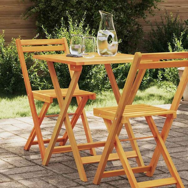 Vidaxl Klappbarer Gartentisch aus Akazienholz 60x60 cm - bis zu 41% Rabatt