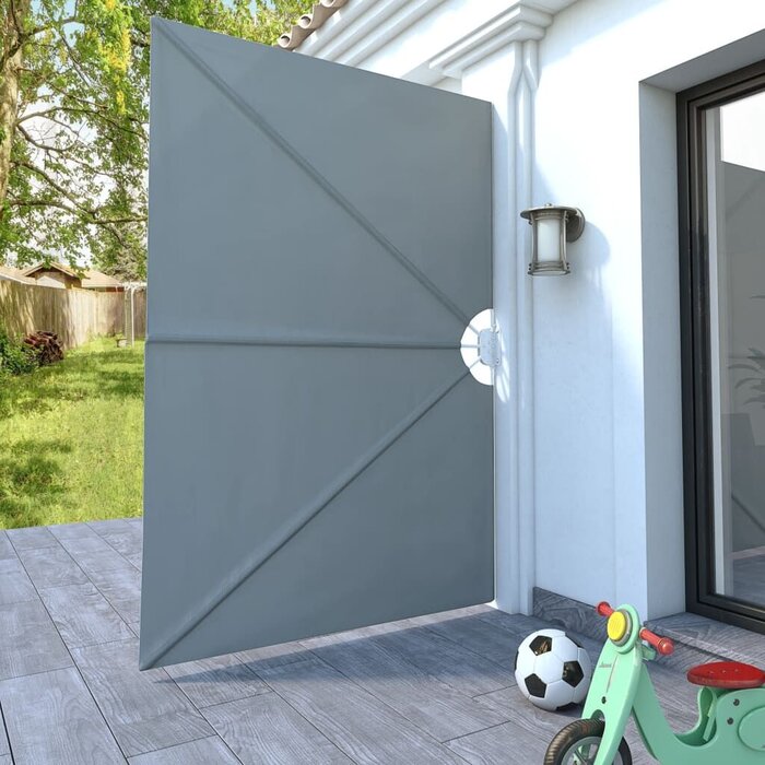 Vidaxl Klappbare Terrassenmarkise 240 x 160 cm Grau - bis zu 33% reduziert