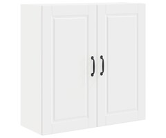 Vidaxl Wandschrank PORTO Weiß 80x80cm - Stilvolle Stauraumlösung - Bis zu 47% reduziert