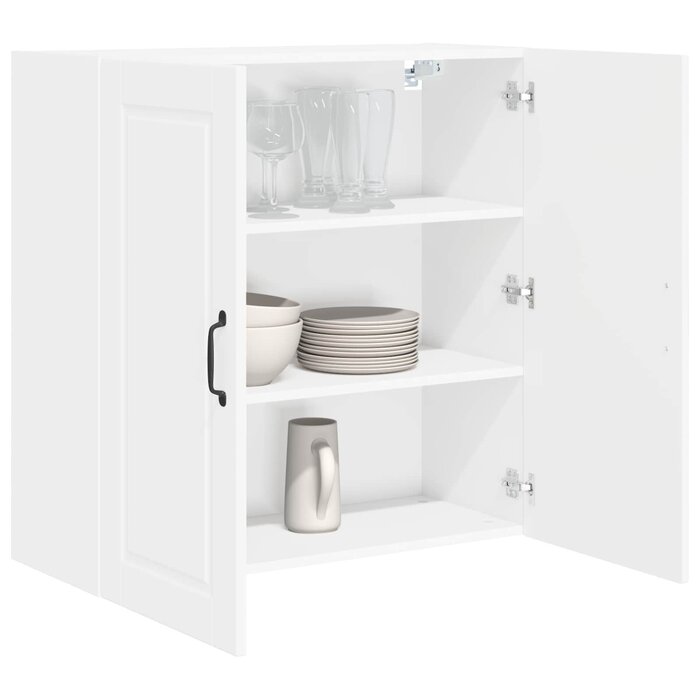 Vidaxl Wandschrank PORTO Weiß 80x80cm - Moderner Küchenschrank bis zu 41% sparen