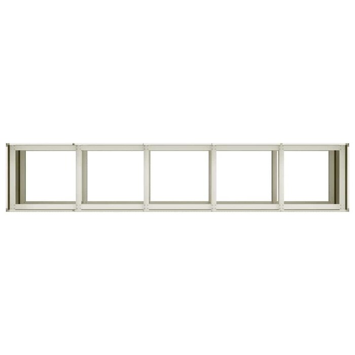 Vidaxl Stilvolles Hochbeet 200x40x80 cm aus Stahl - bis zu 42% Rabatt