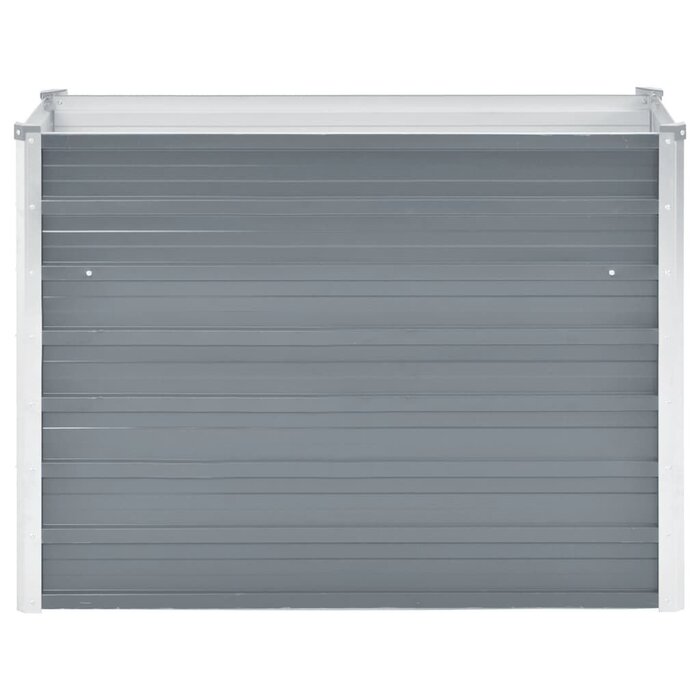 Vidaxl Hochbeet aus verzinktem Stahl 100x40x77cm - Grau - bis zu 39% Rabatt