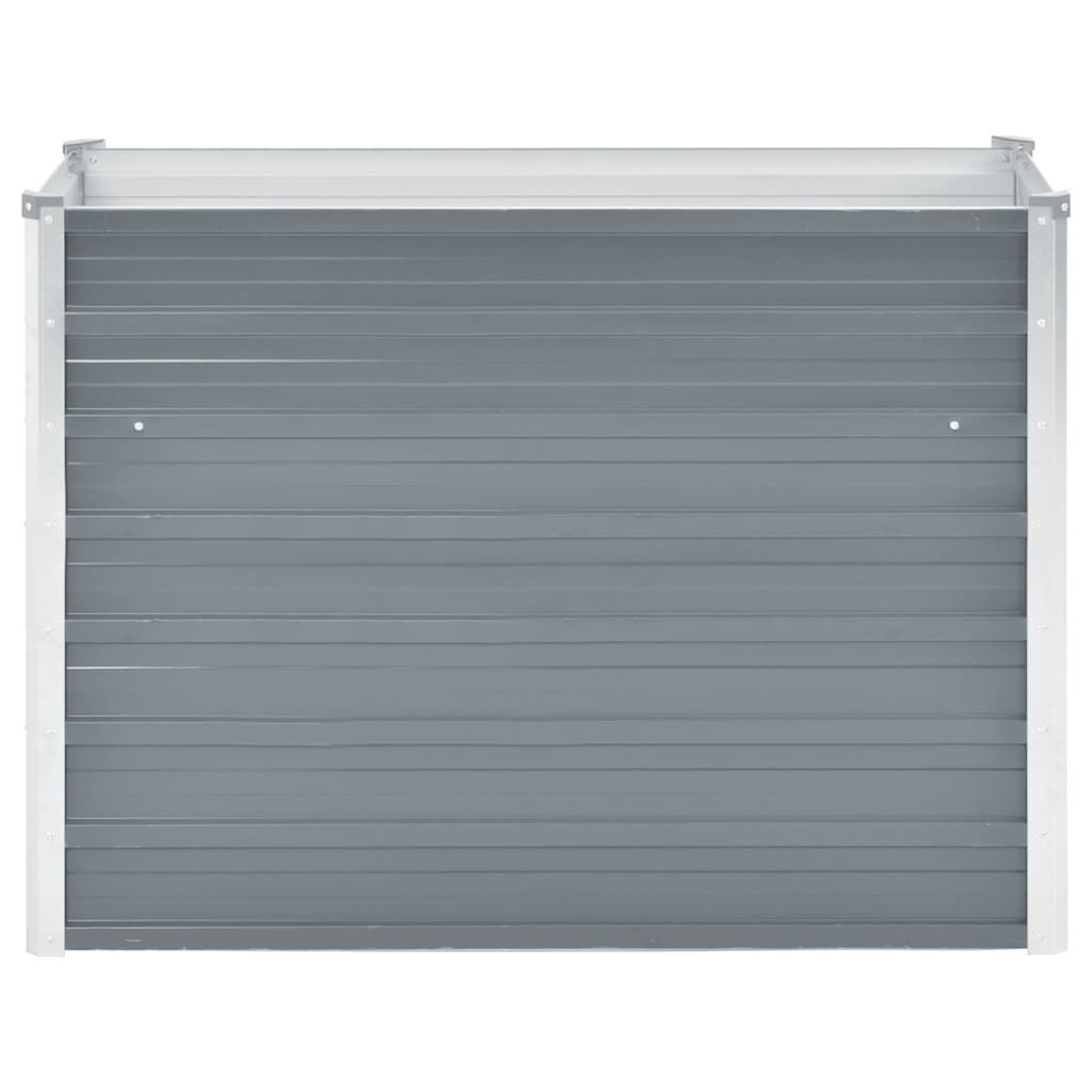 Vidaxl Hochbeet aus verzinktem Stahl 100x40x77cm - Grau - bis zu 39% Rabatt