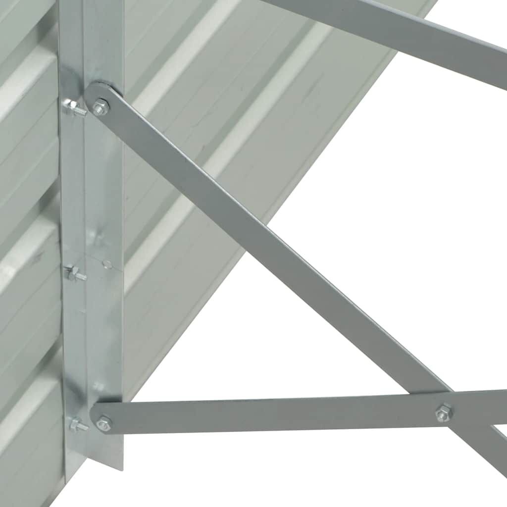 Vidaxl Hochbeet aus verzinktem Stahl 100x40x77cm - Grau - bis zu 39% Rabatt