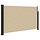 Ausziehbare Seitenmarkise 120x500 cm Beige - Outlet bis zu 41% sparen