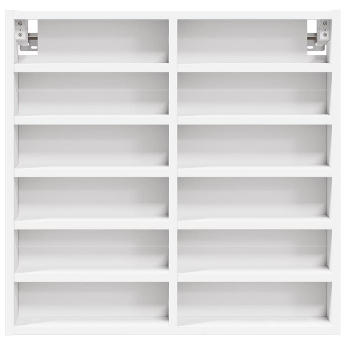 Vidaxl Weißer Vitrinenschrank 60x58 cm - Kompaktes Wandregal - Sparen Sie bis zu 39%