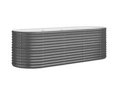 Vidaxl Großes Hochbeet 224x80x68 cm Anthrazit - Jetzt bis zu 41% sparen