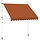 Manuelle Klemmmarkise 250 cm - Orange/Braun - Jetzt bis zu 36% Rabatt