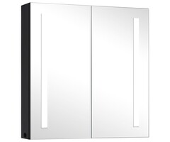 Vidaxl Spiegelschrank mit LED in Anthrazit - bis zu 36% Rabatt im Outlet