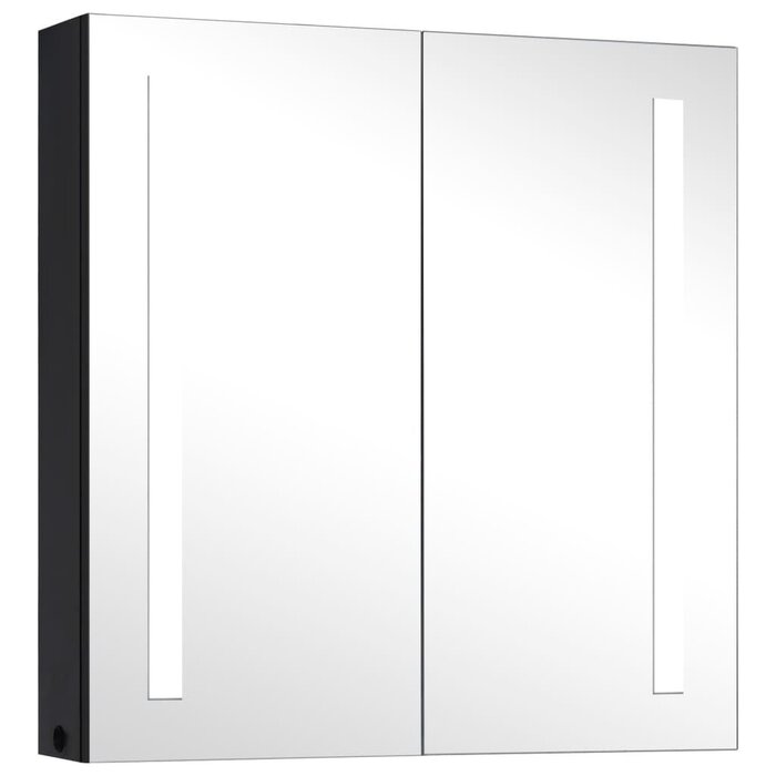 Vidaxl Spiegelschrank mit LED in Anthrazit - bis zu 36% Rabatt im Outlet