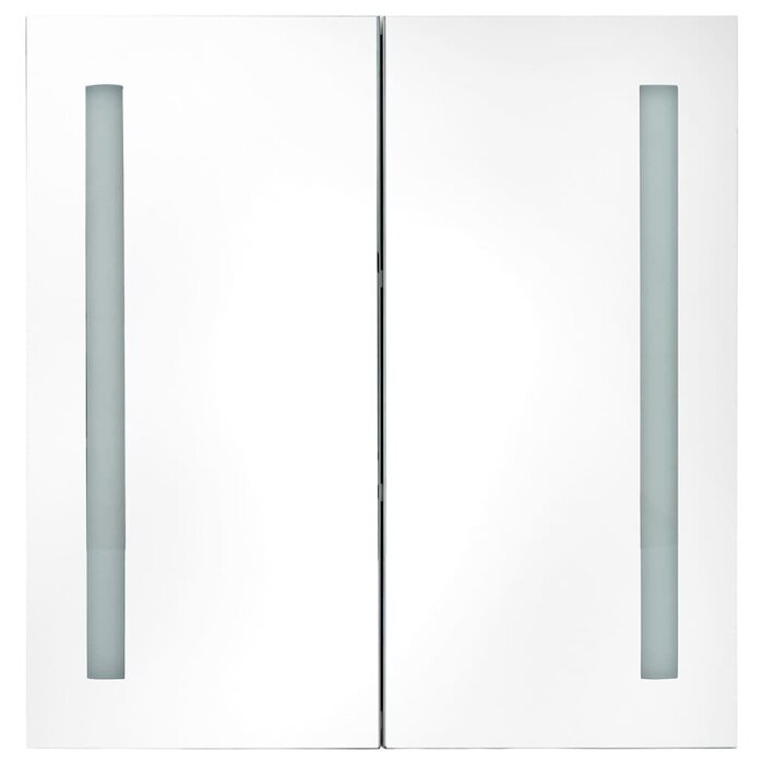Vidaxl Spiegelschrank mit LED in Anthrazit - bis zu 36% Rabatt im Outlet