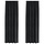 Samt Verdunkelungsvorhänge 2er-Set Schwarz 140x225cm - bis zu 39% sparen