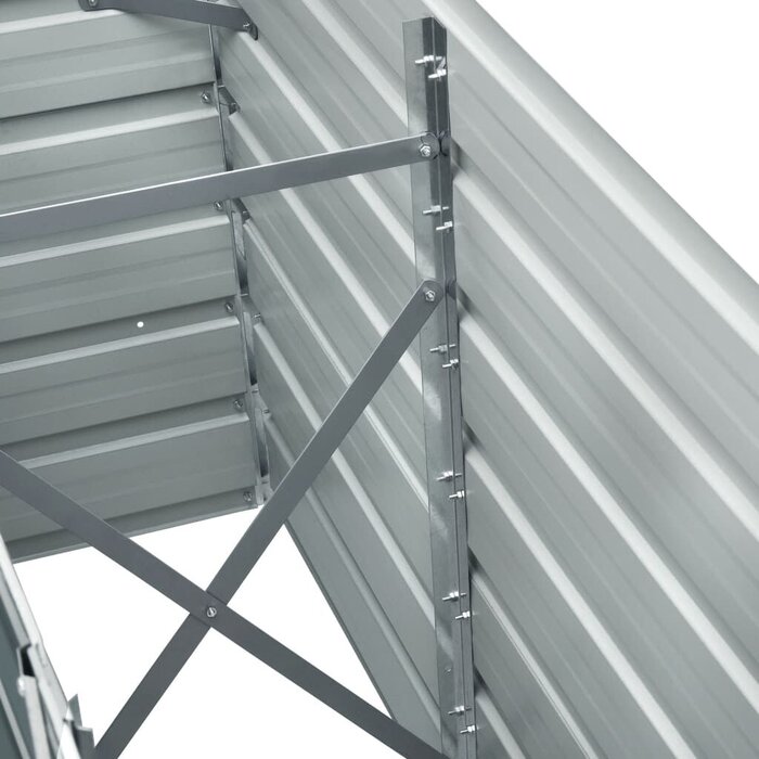 Vidaxl Hochbeet aus verzinktem Stahl 240x40x77 cm - Anthrazit, bis zu 40% günstiger