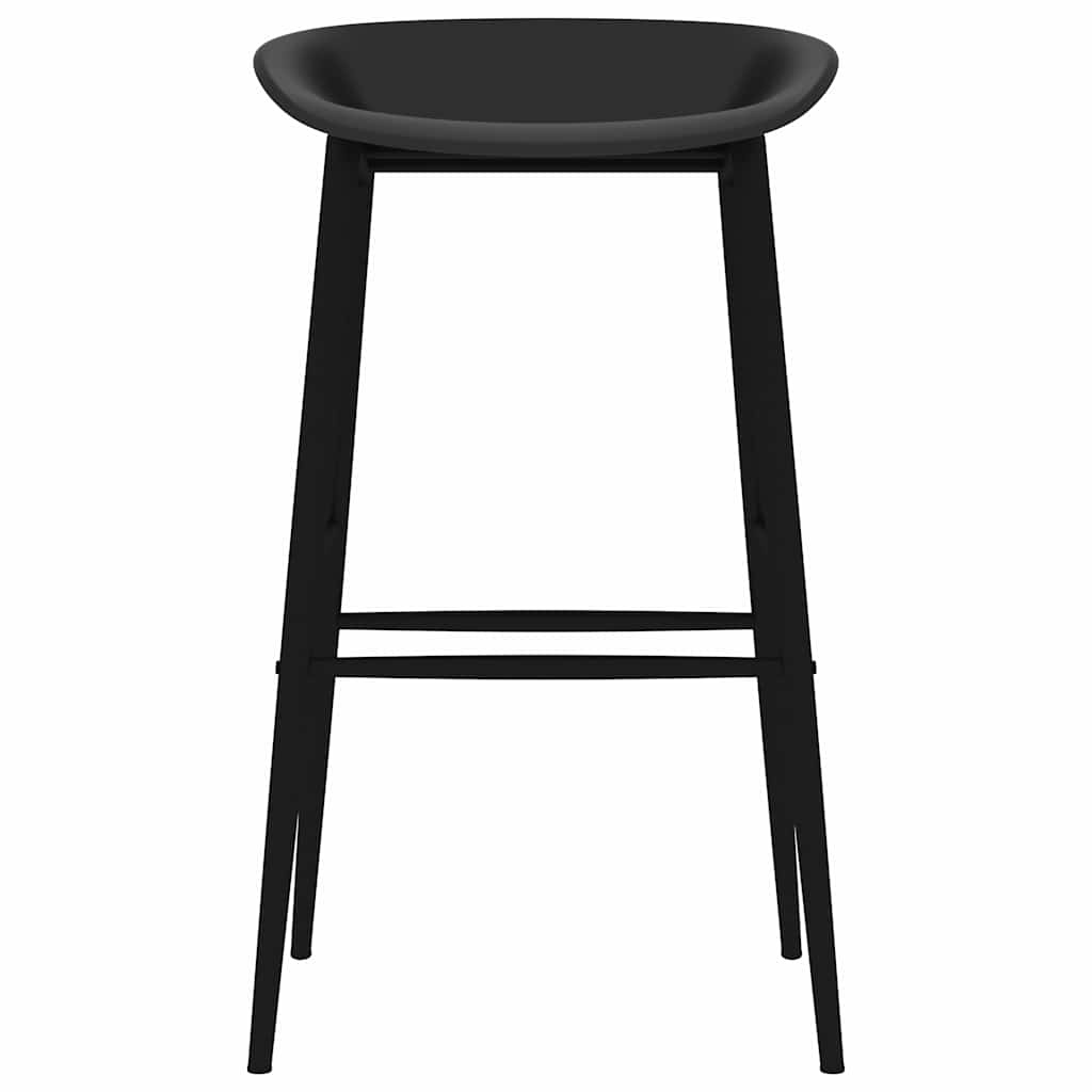 Vidaxl Design Barhocker 2er-Set Schwarz - Ergonomisch & Stabil - Bis zu 41% sparen