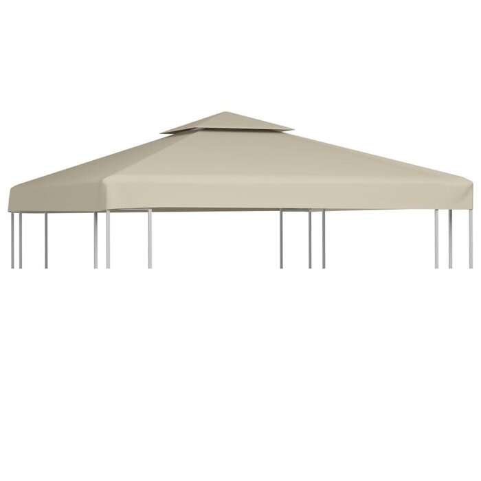 Vidaxl Ersatzdach für Pavillon 3x3 m - Beige - bis zu 40% reduziert