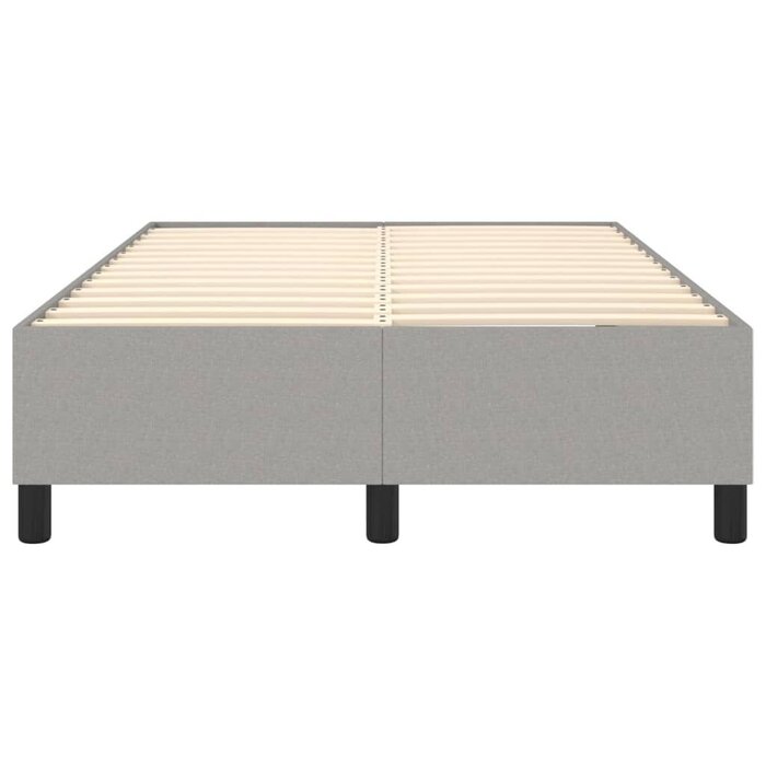 Vidaxl Stilvolles Bettgestell 120x200 cm in Hellgrau - Jetzt bis zu 41% sparen