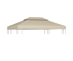 Vidaxl Ersatzdach für Pavillon 3 x 4 m, Beige - Jetzt bis zu 41% sparen