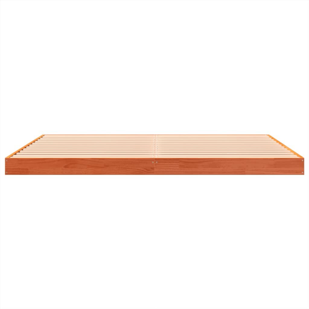 Vidaxl Massivholz Bettrahmen 150x200cm Kiefer wachbraun - bis zu 41% Rabatt