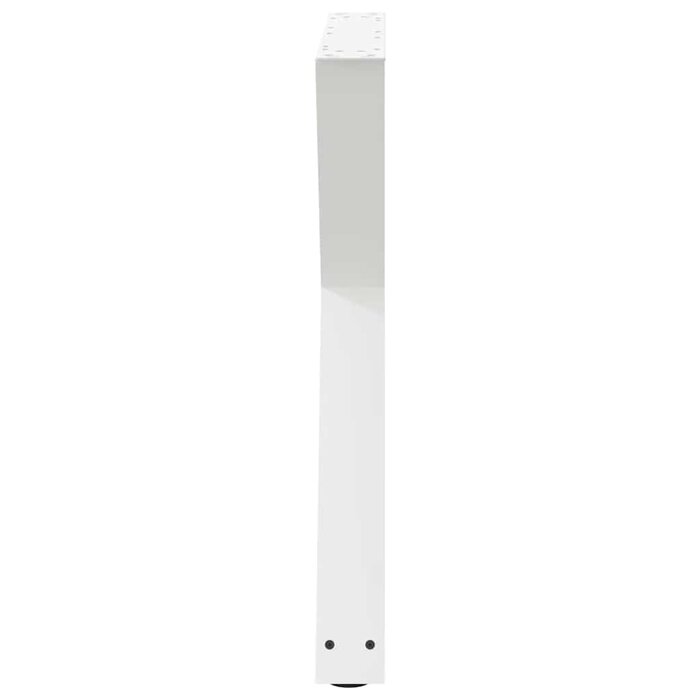 Vidaxl Design-Tischbeine 70 cm Stahl Weiß - 2er-Set - bis zu 41% sparen