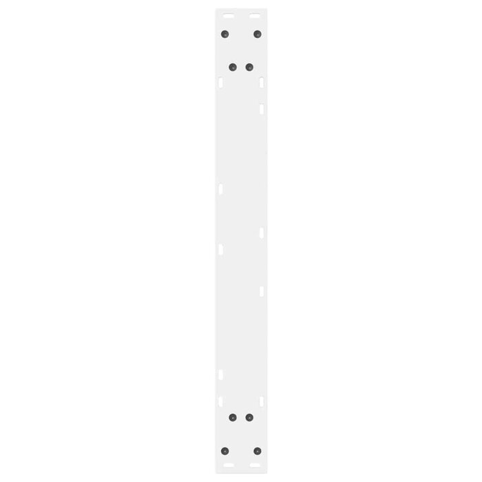 Vidaxl Design-Tischbeine 70 cm Stahl Weiß - 2er-Set - bis zu 41% sparen