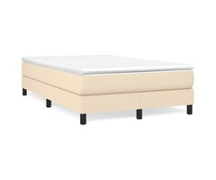 Vidaxl Stoff-Bettgestell 120x200 cm Creme - bis zu 46% Rabatt