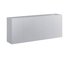 Vidaxl Großes Hochbeet aus Stahl 200x40x80cm - jetzt bis zu 37% günstiger
