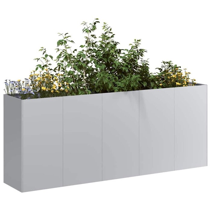 Vidaxl Großes Hochbeet aus Stahl 200x40x80cm - jetzt bis zu 37% günstiger