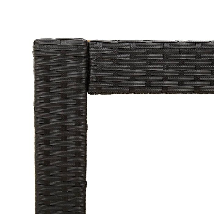 Vidaxl Garten-Beistelltisch aus Polyrattan & Akazie - Jetzt bis zu 40% günstiger