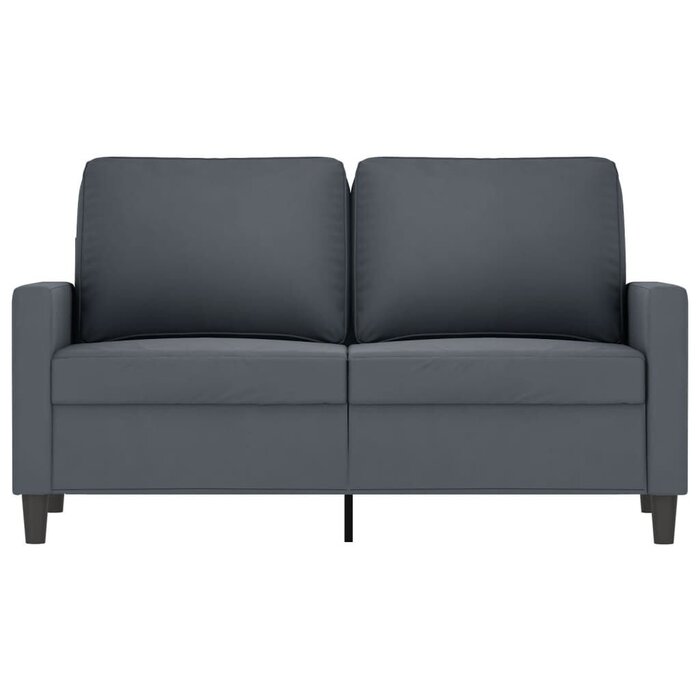 Vidaxl 2-Sitzer Samtsofa 120 cm Dunkelgrau - jetzt bis zu 37% sparen