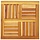 Massive Akazienholz Tischplatte 50x50x2 cm - Bis zu 34% Rabatt