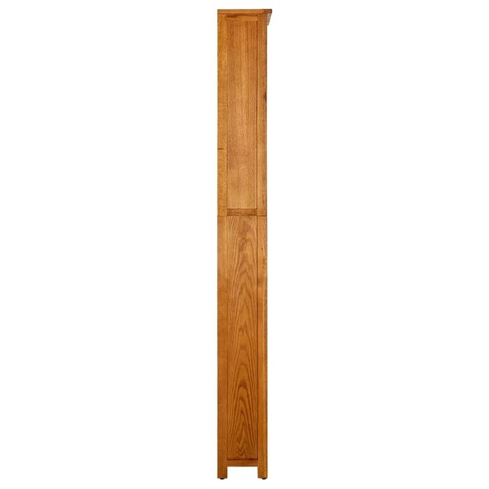Vidaxl Bücherregal Massivholz Eiche 90x22,5x200 cm - jetzt bis zu 37% sparen