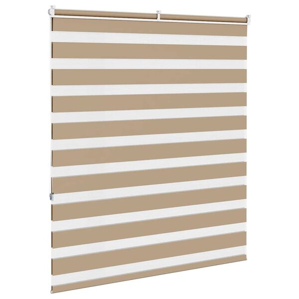 Vidaxl Doppelrollo 120x150 cm Sandbraun - Blickdicht & Flexibel - bis zu 35% Rabatt