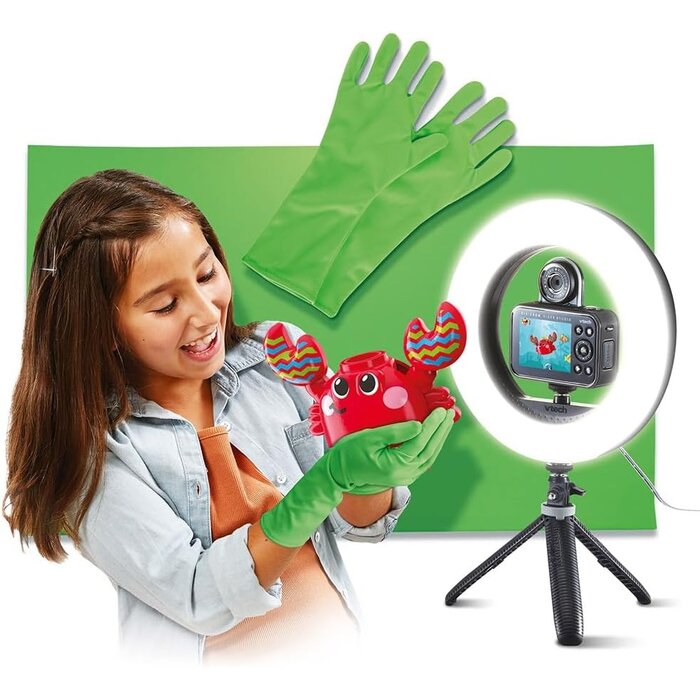 Vtech Digitale Kinder-Videokamera mit Green-Screen & Zubehör - Sparen Sie bis zu 40%
