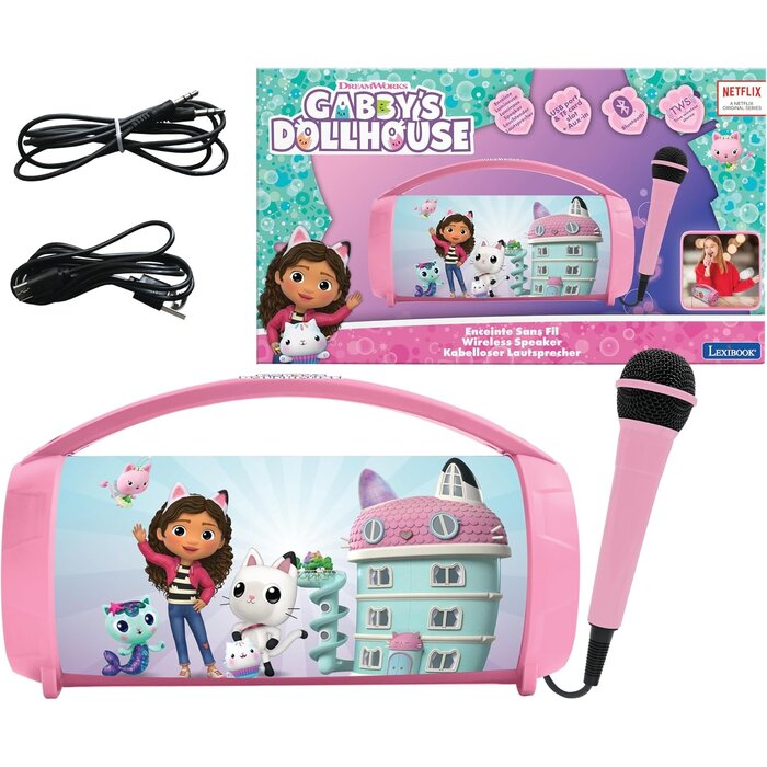 Lexibook Tragbare Karaoke-Boombox mit Lichteffekten & Bluetooth - bis zu 34% sparen