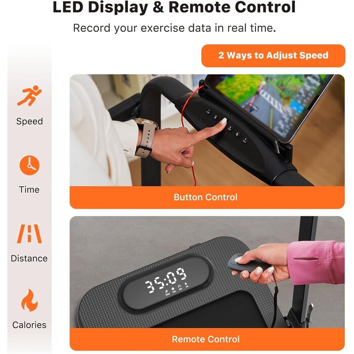 Klappbares Walking Pad für Büro & Zuhause - Jetzt bis zu 37% Rabatt sichern