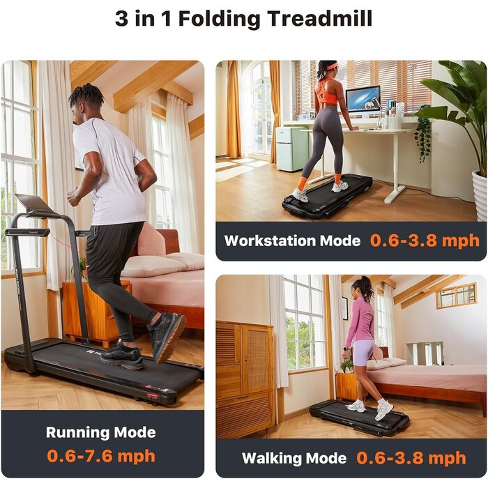 Klappbares Walking Pad für Büro & Zuhause - Jetzt bis zu 37% Rabatt sichern