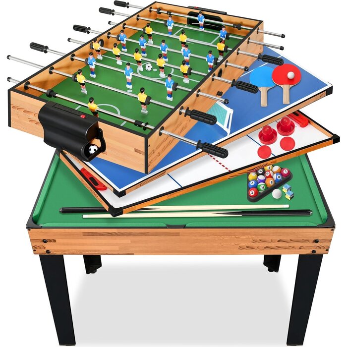 4-in-1 Multifunktionstisch: Spielspaß für die Familie - jetzt bis zu 41% sparen