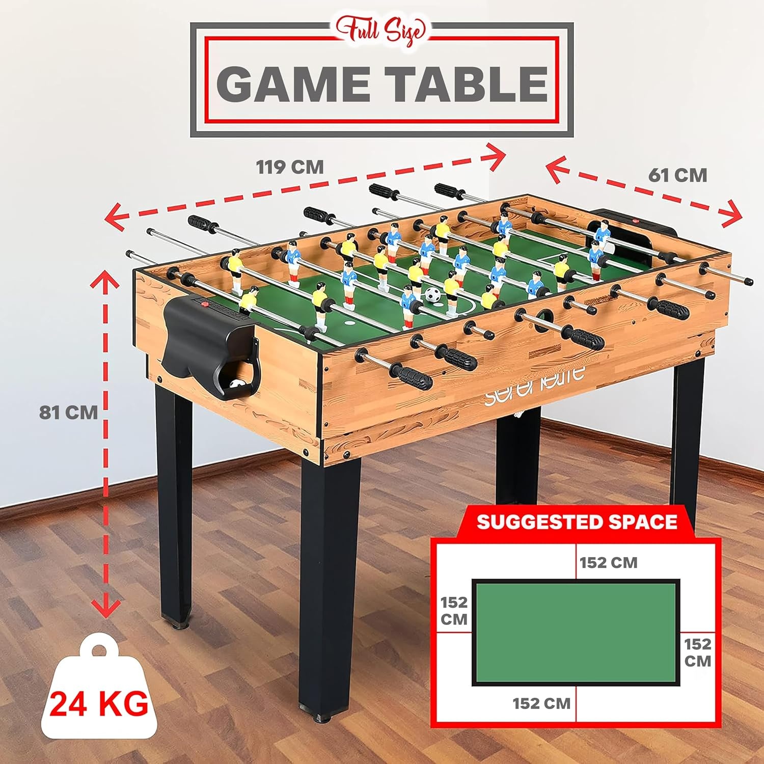 4-in-1 Multifunktionstisch: Spielspaß für die Familie - jetzt bis zu 41% sparen