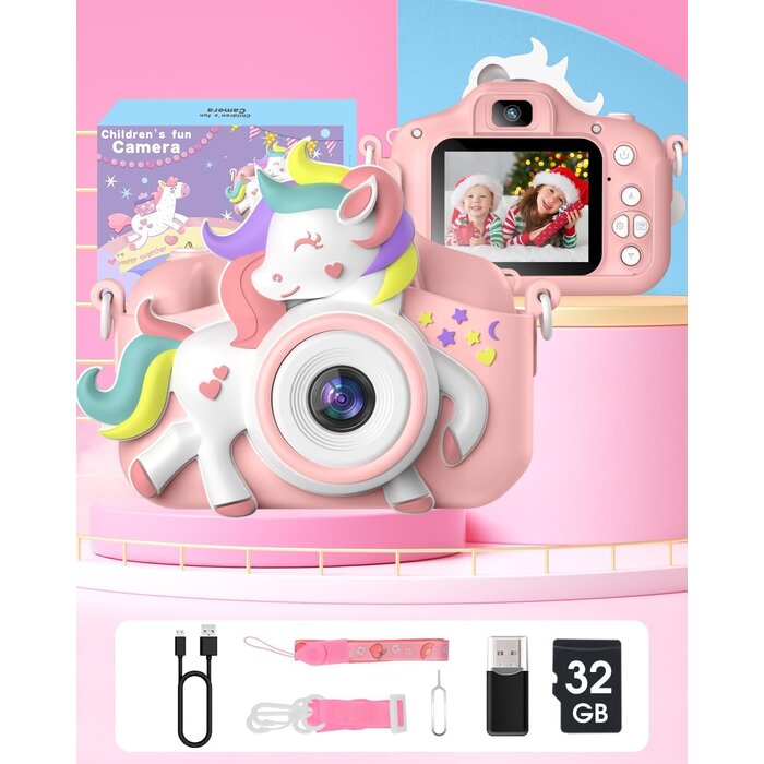Digitale Einhorn-Kinderkamera 20MP | Bis zu 38% Rabatt auf Rückläufer