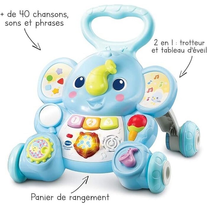 Vtech Interaktiver Elefanten-Lauflernwagen für Kleinkinder - jetzt bis zu 39% Rabatt