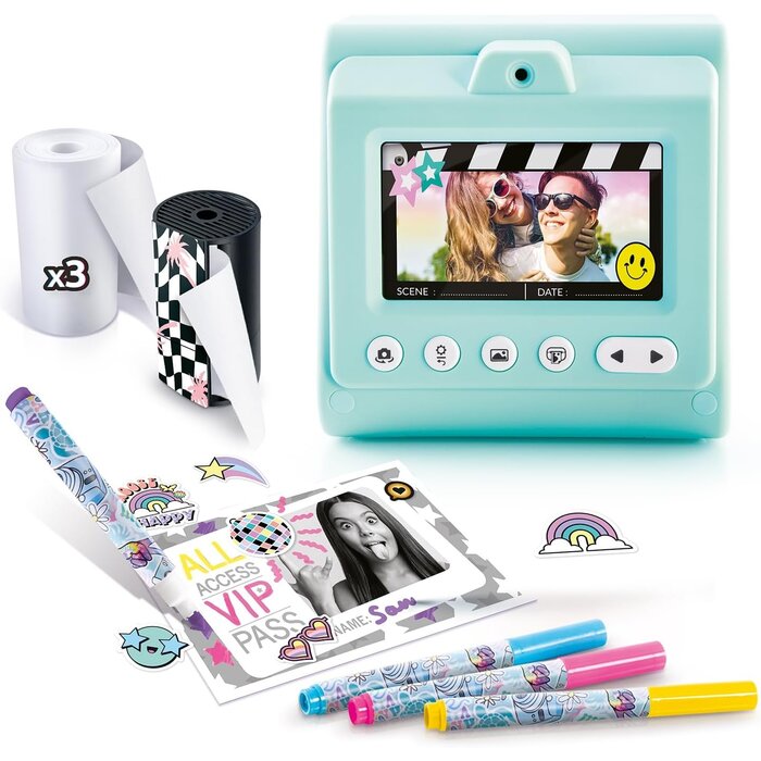 Canal Toys Sofortbildkamera für Einsteiger - Schwarz, 12 MP - bis zu 41% Rabatt