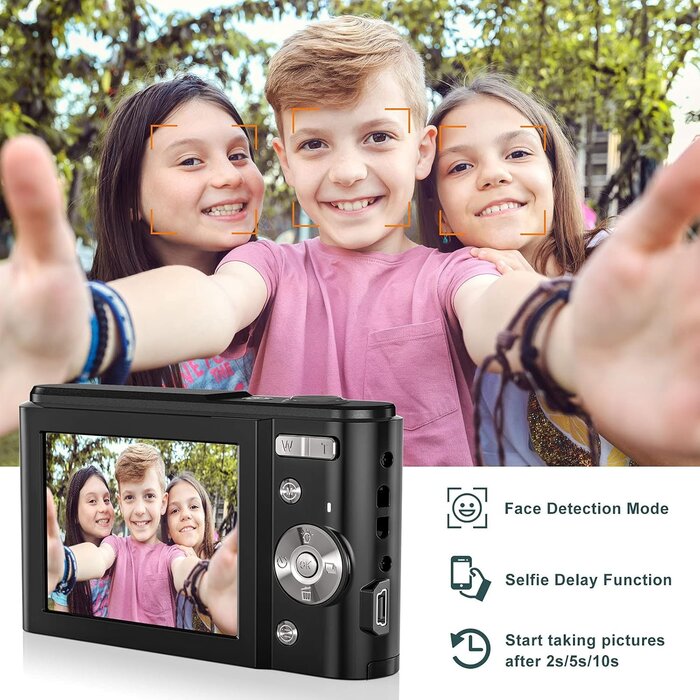 Digitale Kompaktkamera für Einsteiger - 36 MP & FHD | Jetzt bis zu 36% sparen
